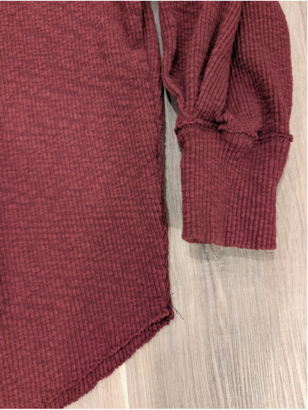Free People | We The Free OG Long Sleeve Tee In Cherry Cola - Picture 9 of 13